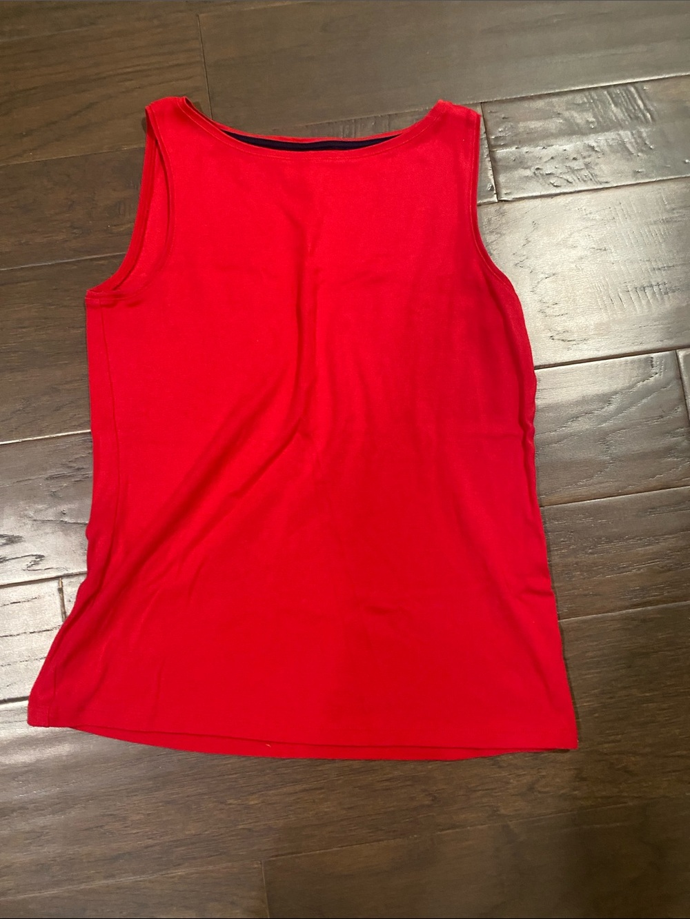 Talbots Red Scoop Neck Tank